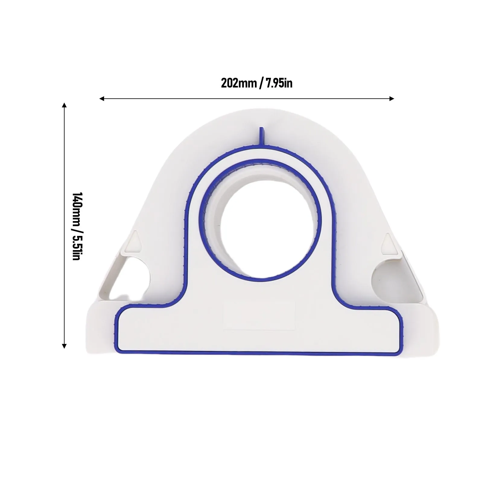 مجموعة أدوات توزيع شريطٌ لاصق وموزع شريط الرسام و5 لفات من الأشرطة البيضاء مقاس 25 مم للديكور مجموعة أدوات توزيع الشريط اللاصق #6