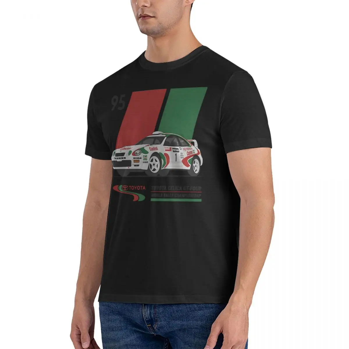 Humor Celica GT Four Rally T-Shirts Men Round Neck Pure Cotton T Shirt WRC Short Sleeve Tees 4XL 5XL 6XL Tops