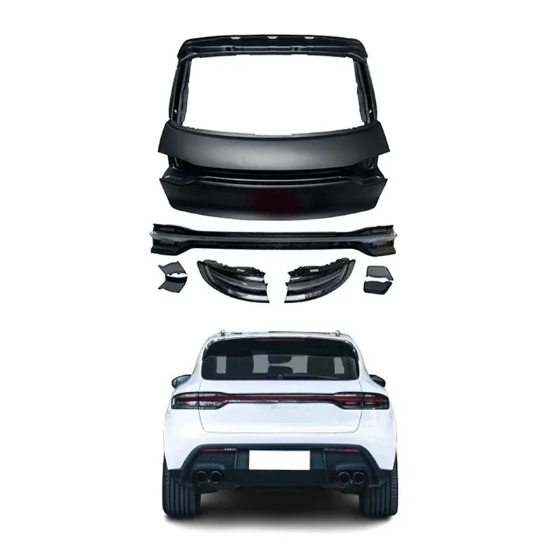 Car Conversion Upgrade Bodykit for 2014-2018 Macan 95B.1 95B.2 Old Change New Tailgate Taillights