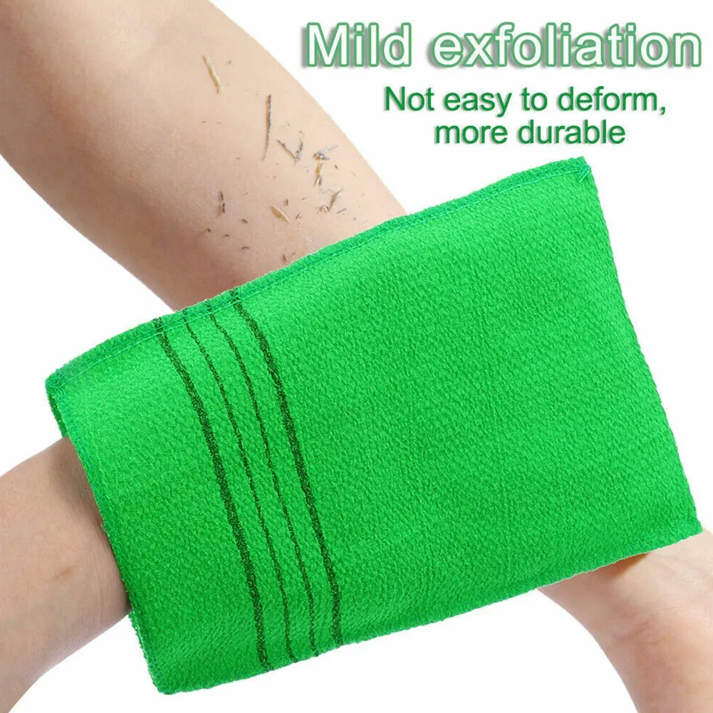 Bath Towel Accessories Set Delicate Exquisite Hot Sale Polyester Cotton Shower Body Scrub Exfoliating Practical