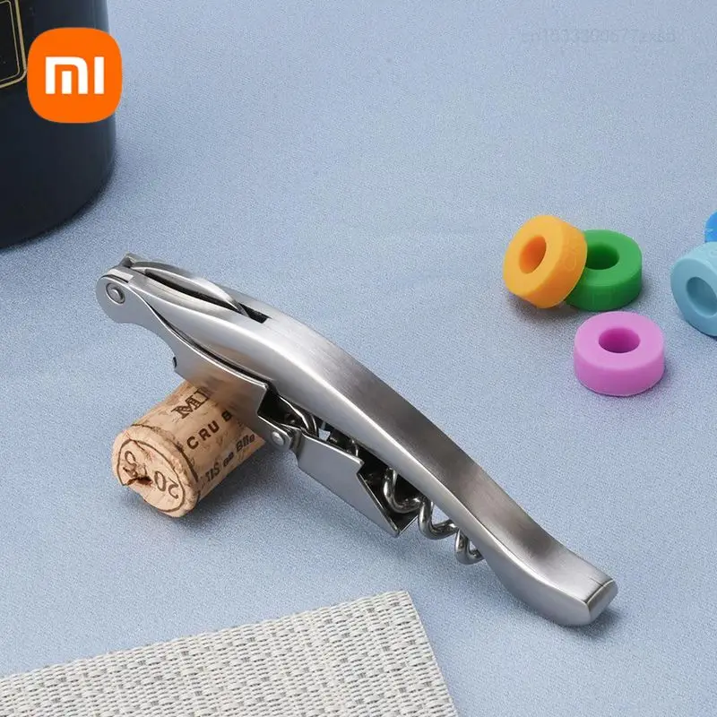 Ручная открывалка для вина Xiaomi Circle Joy из нержавеющей стали, штопор, отвертка в морском стиле, открывалка для бутылок для официантов, бармеров Ручная открывалка для вина Xiaomi Circle Joy из нержавеющей стали, штопор, отвертка в морском стиле, открывалка для бутылок для официантов, бармеров