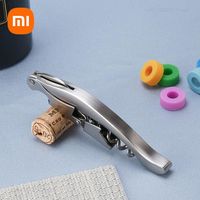 Xiaomi Circle Joy Stainless Steel Manual Wine Opener Corkscrew Seahorse-Style Screwdriver Bottle Opener For Waiters Bartenders