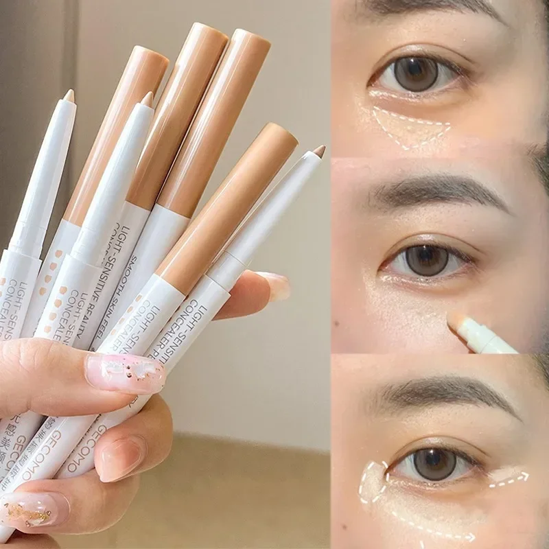 Barra correctora resistente al agua, maquillaje hidratante, cobertura completa, marcas de acné, contorno de círculo oscuro, lápiz corrector de labios y cejas, cosmético