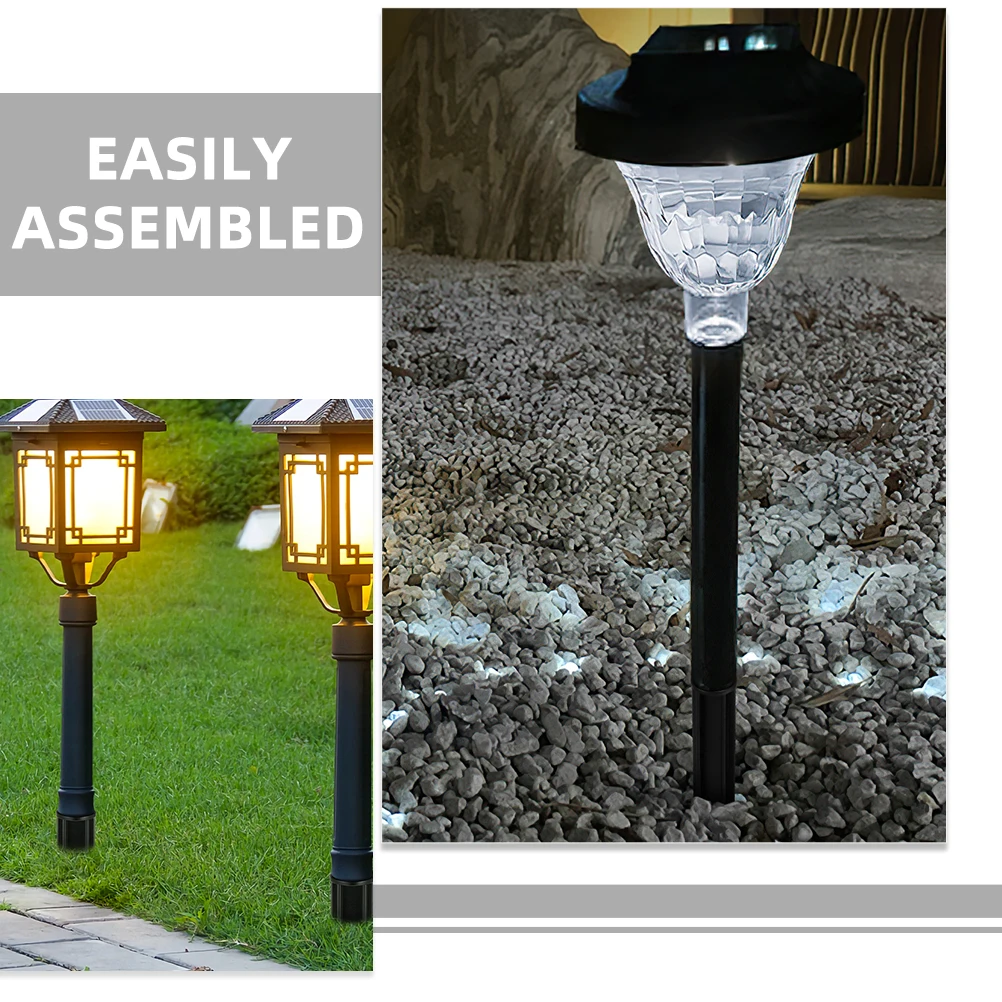 

6Pcs Solar Light Stakes Replacement Plastic Ground Spikes for Outdoor Landscape Garden Yard Lighting Solar Light Stake