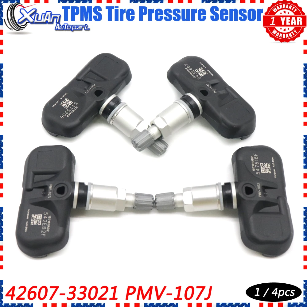 XUAN TPMS Tire Pressure Monitoring Sensor 42607-33011 PMV-107J For Lexus CT200h ES350 GS300 GS350 GS430 GS460 GS450h GX460