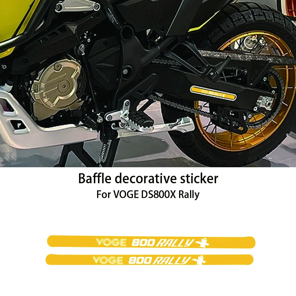 Motorcycle decorative sticker, original windshield decal Baffle decorative sticker For VOGE DS800X Rally DS 800X