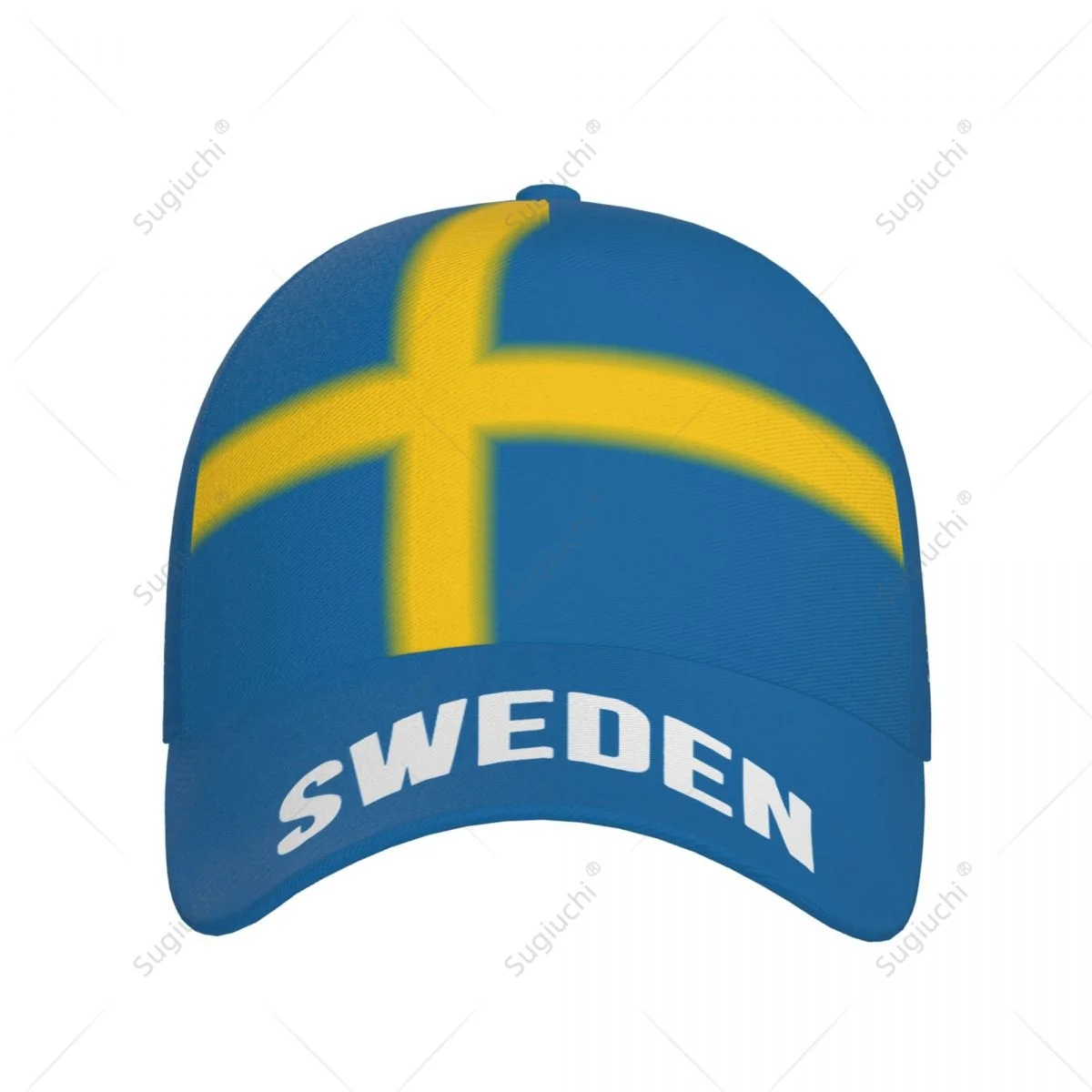 Unisex Baseball Cap Hat Sweden Flag Gradient Color 3D Printing for Tennis Outdoor Bike Bicycle Golf Baseball Sports Fans
