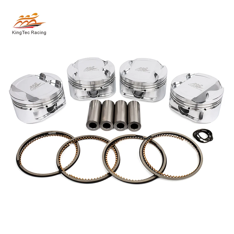 KingTec Racing K24 Engine Upgrade Piston 87.5mm CR 13.3:1 for Honda Accord CR-V K24A Heat Treated view 3