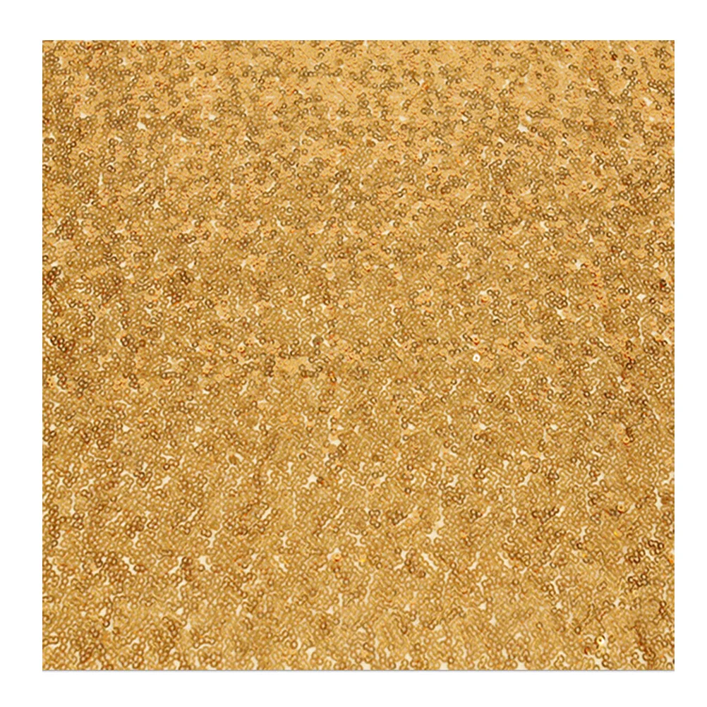 

Golden Sparkly Sequin Tablecloth 1.2x1.2m Wedding Party Banquet Decor Jewel Sequins Linen Modern Luxurious Shiny Table Cloth
