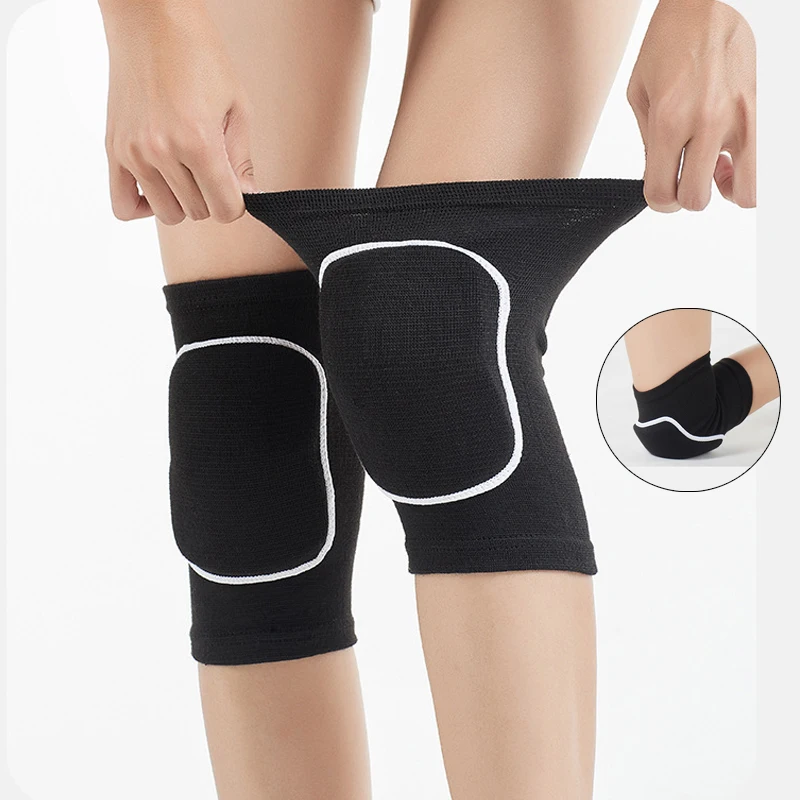 

Танцевальные наколенники Подтяжки с подушкой — защитные спортивные накладки для мужчин/женщин/детей, йоги, волейбола, футбола, 1 пара