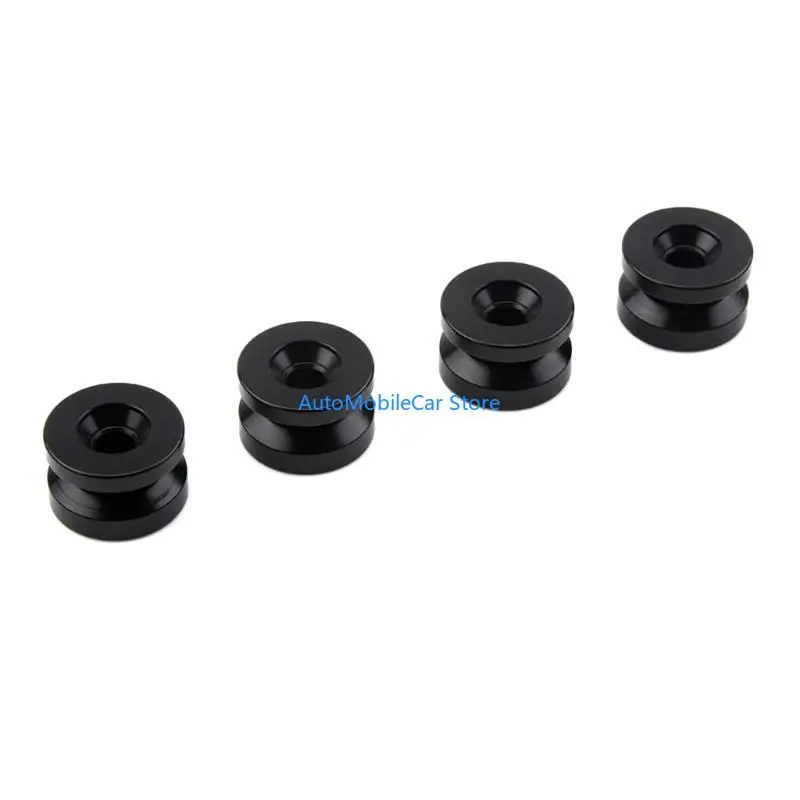 G8TE Motorcycle Luggage Bushing Pad Universal 4pcs Top Trunk Bracket Mat Fits for Storage Box Tail Toolbox Case