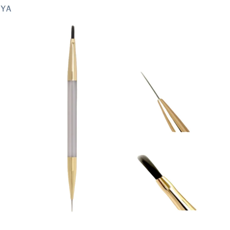 

[YA]Nail Art Brush Multifunctional Stripe Liner Brushes Modeling Water Ripple DIY Design Hard Bristle Brush Nail Art Tools