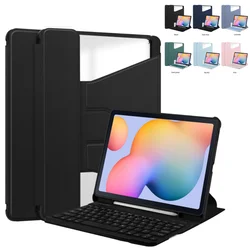 Case for Samsung Galaxy Tab S6 Lite 2024 SM-P620 360° Rotating Cover for Tab S6 Lite 10.4 inch P610 2020 P613 2022 with Keyboard