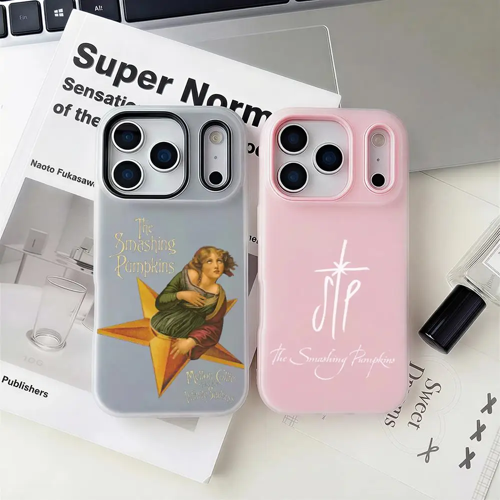 

The Smashing Pumpkins Phone Case 2-in-1 Detachable Clear Case with Slot for Cards & Photos iPhone 12-17
