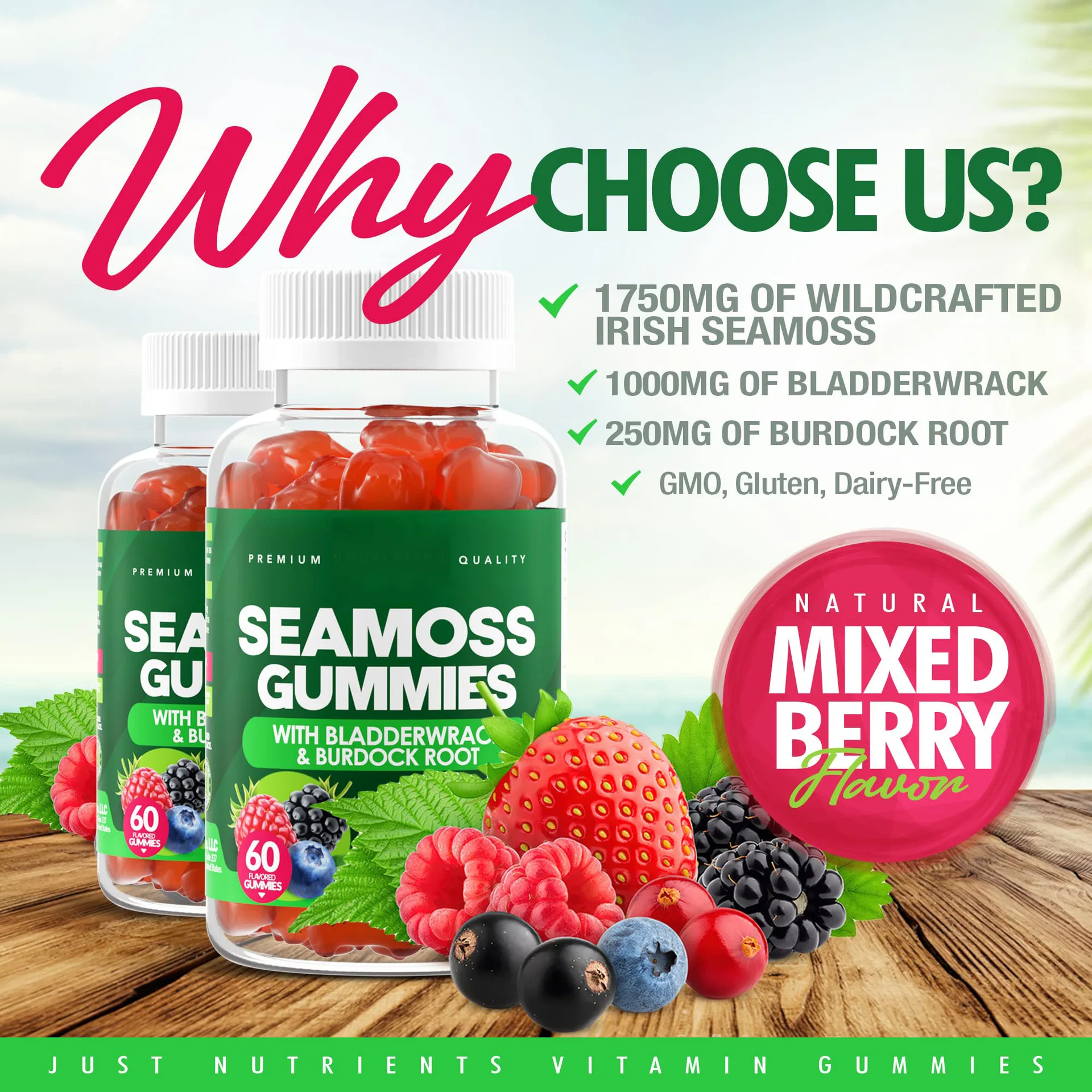 

Seaweed gummies promote intestinal peristalsis, promote health, supplement dietary fiber, and improve metabolism