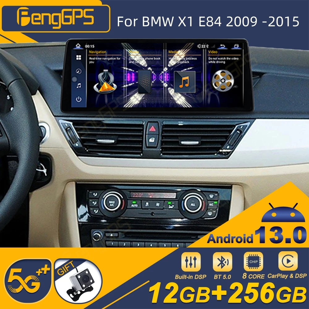 

12,9-дюймовый ультратонкий экран для BMW X1 E84 2009-2015, Android автомобильный радиоприемник, беспроводной стереоприемник Carplay, авторадио, мультимедийный плеер