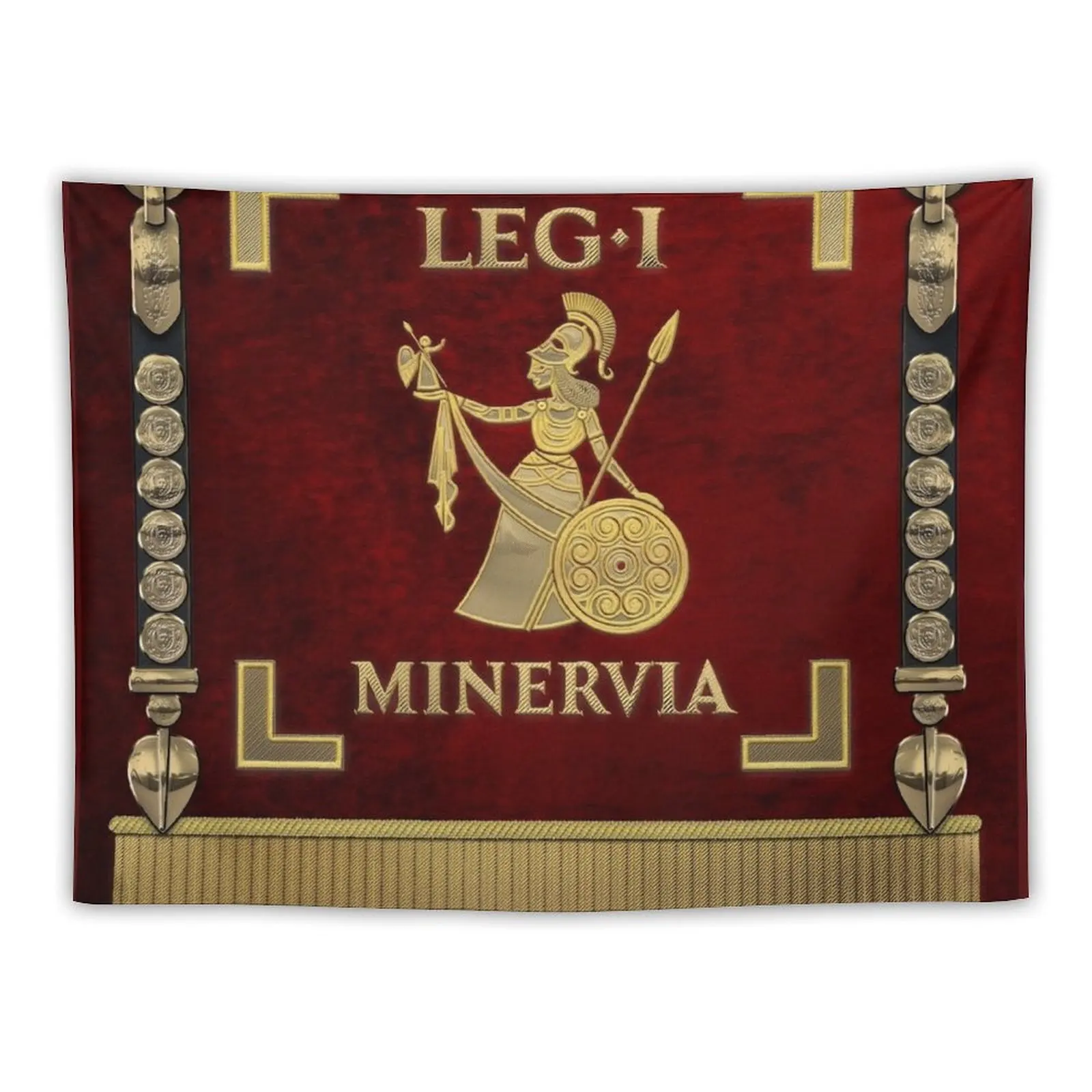 

Standard of the Minerva's First Legion - Vexillum of Legio I Minervia Tapestry Home Decoration Decor Home Tapestry