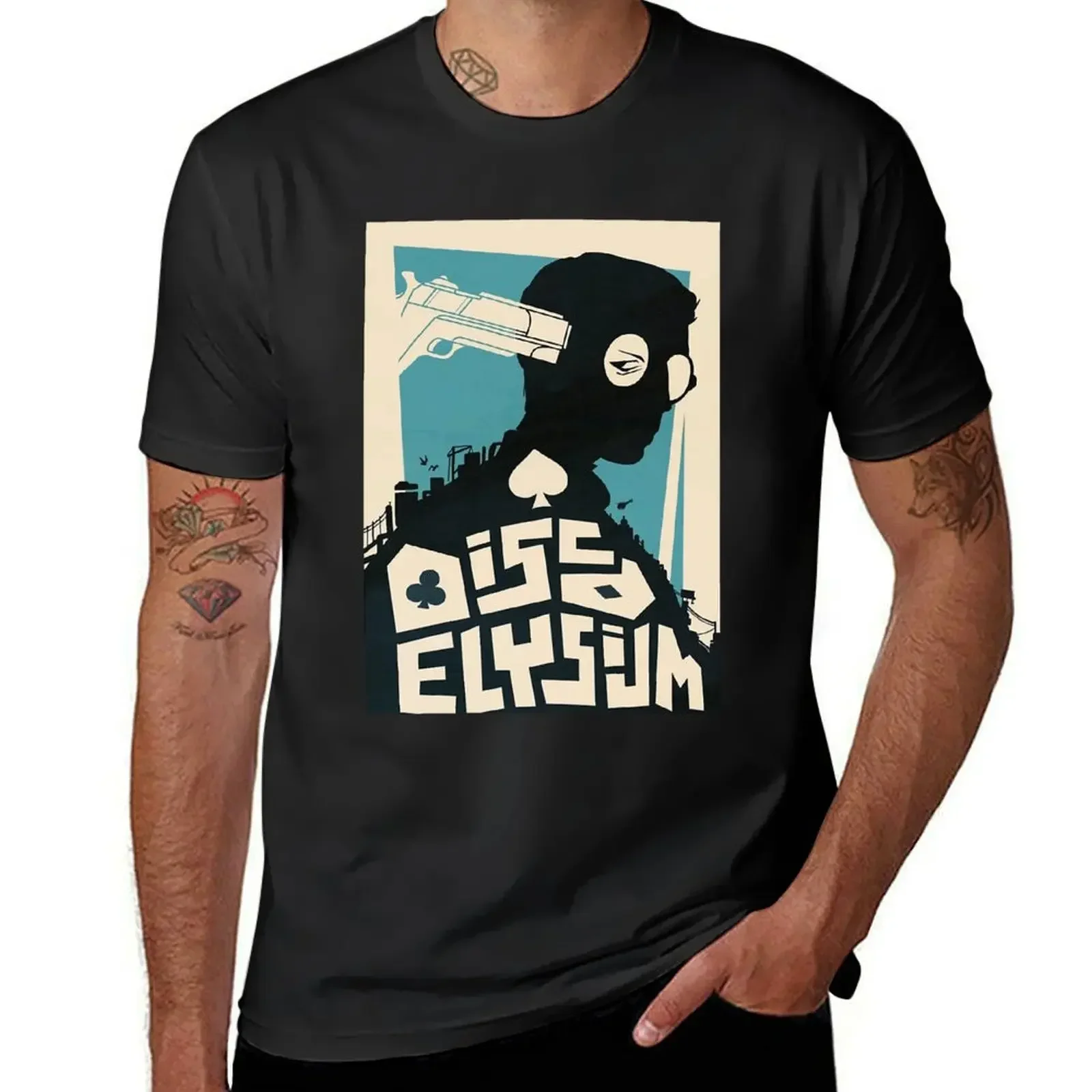 

Funny Men Disco Gaming Elysium Love You Fans T-Shirt tees blacks plain white t shirts men