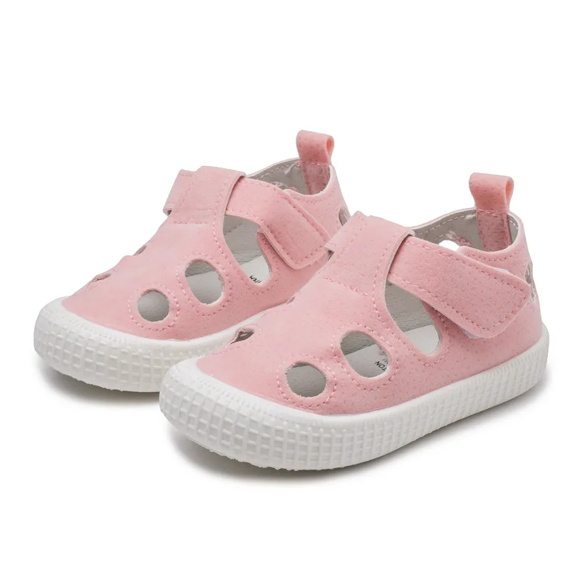 30 Kids Sandals Girls Boys Cut Out Sneakers Breathable Children Sports Shoes Closed Toe Baby Toddlers Beach Sandalias Soft Flats