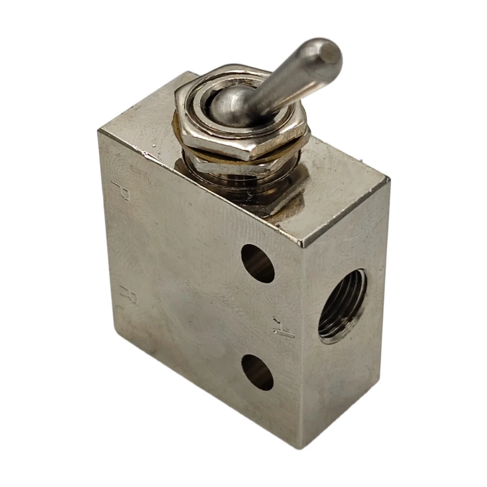 TAC2-31V 3-Way 2-Position Mechanical Valve with Fittings 1/8