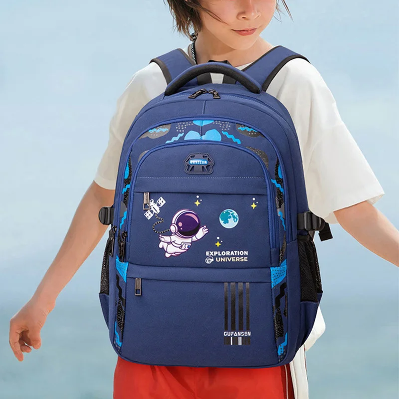 Mochila escolar multifuncional para niños, bolso impermeable de alta calidad para adolescentes, Unisex