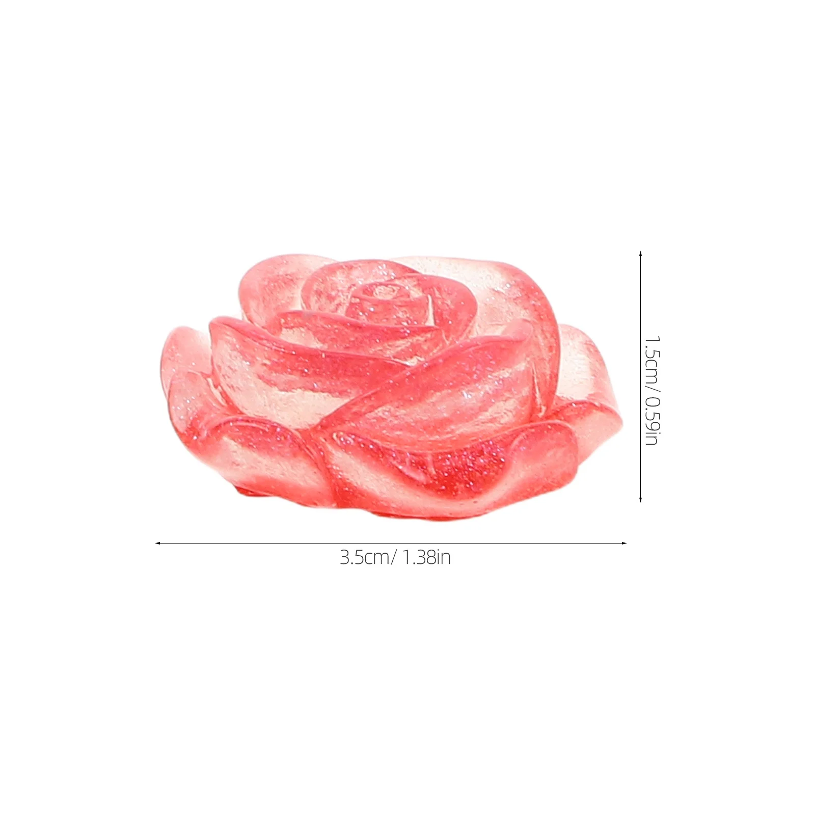 16 قطعة من مشابك الشعر المصنوعة من الراتنج المتوهجة والتي يمكنك صنعها بنفسك للديكور والحفلات اليدوية المبتكرة والرومانسية #6