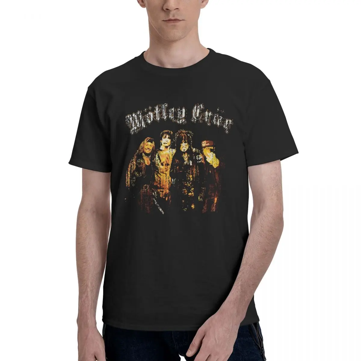 

Motley Crﾨe Route Of All Evil 2006 Tour 100% Cotton Casual Breathable Confortable Vintage Funny T-Shirt For Men Men's Tops