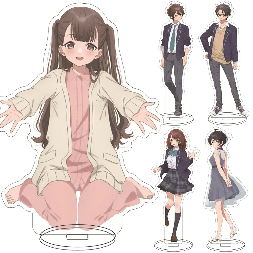 Anime Bokura no Ame-iro Protocol Acrylic Stand Model Our Rainy Protocol Shun Tokinoya Yu Saegusa Nozomi Inazuki Desk Decor Gifts