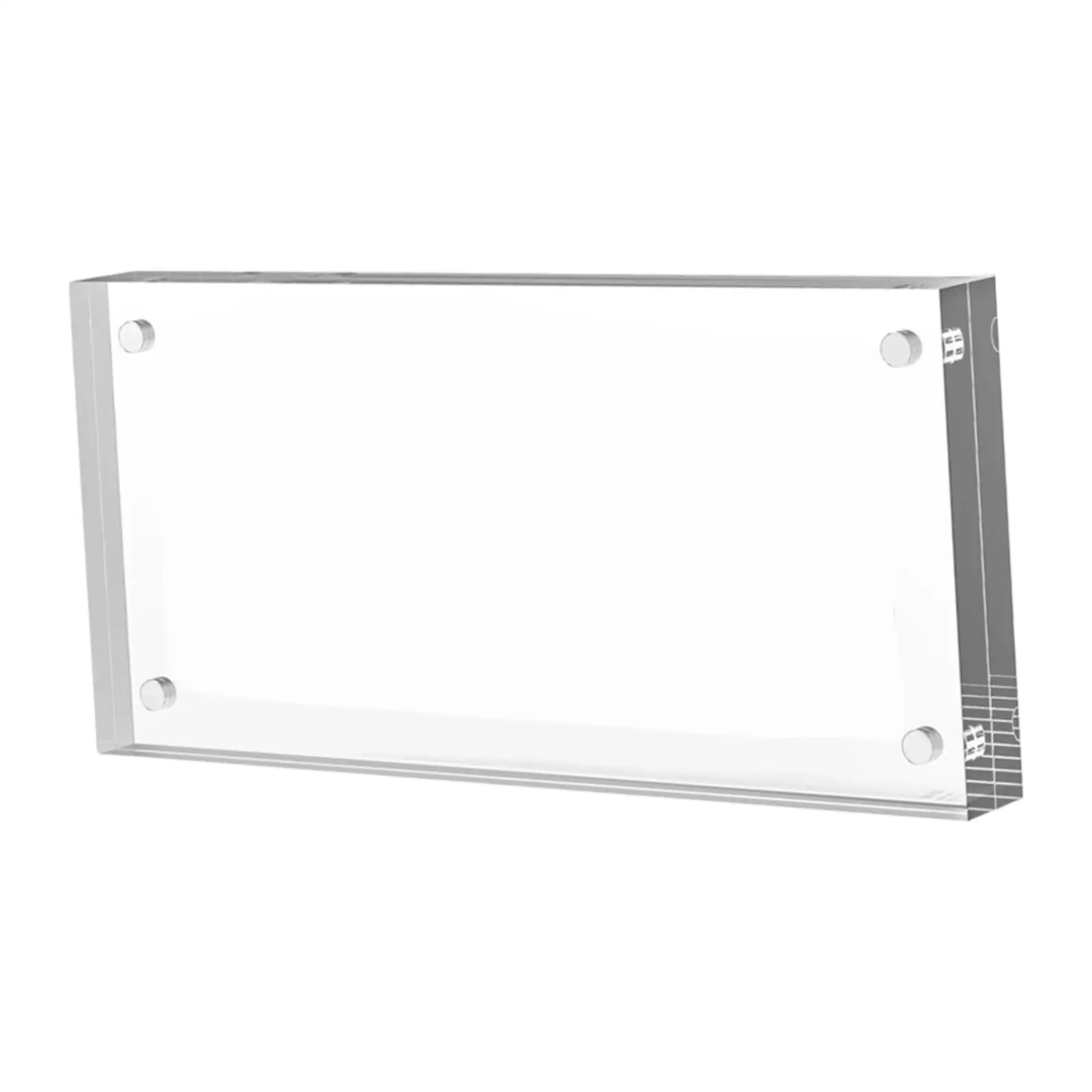 

Stable Acrylic Dollar Bill Display Frame Secure Magnetic Closure Transparent Currency Collector for Desk Decor
