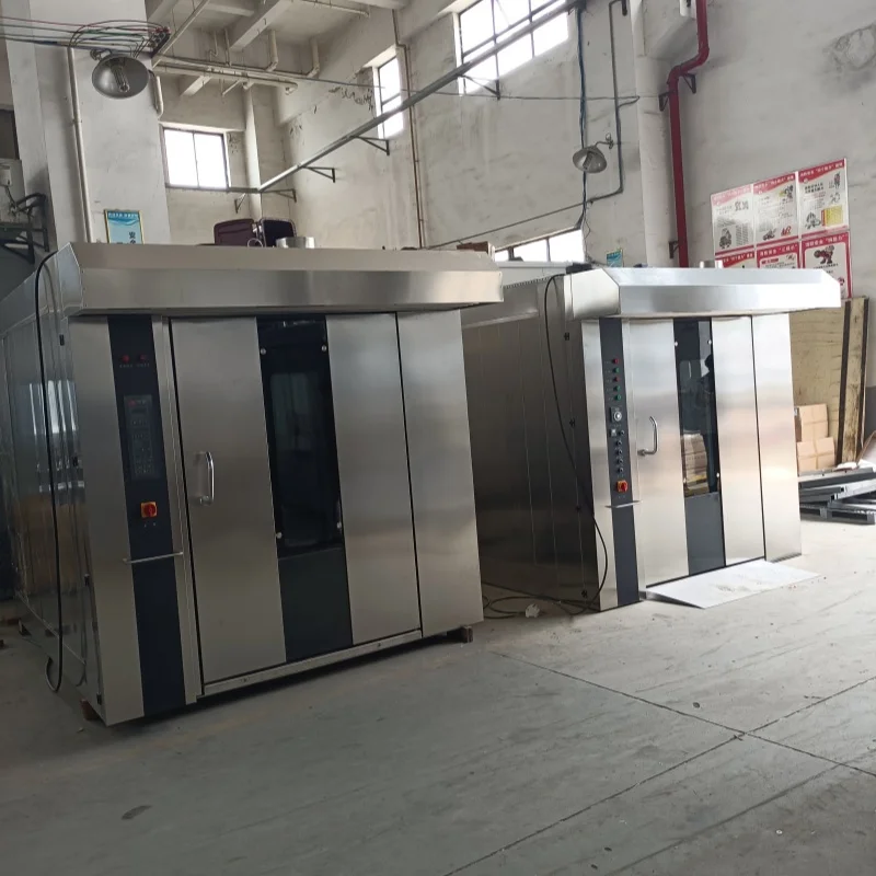 Durable Commercial Industrial Baking Equipment Rotary Steam Oven for Large-Scale Production FL Customized