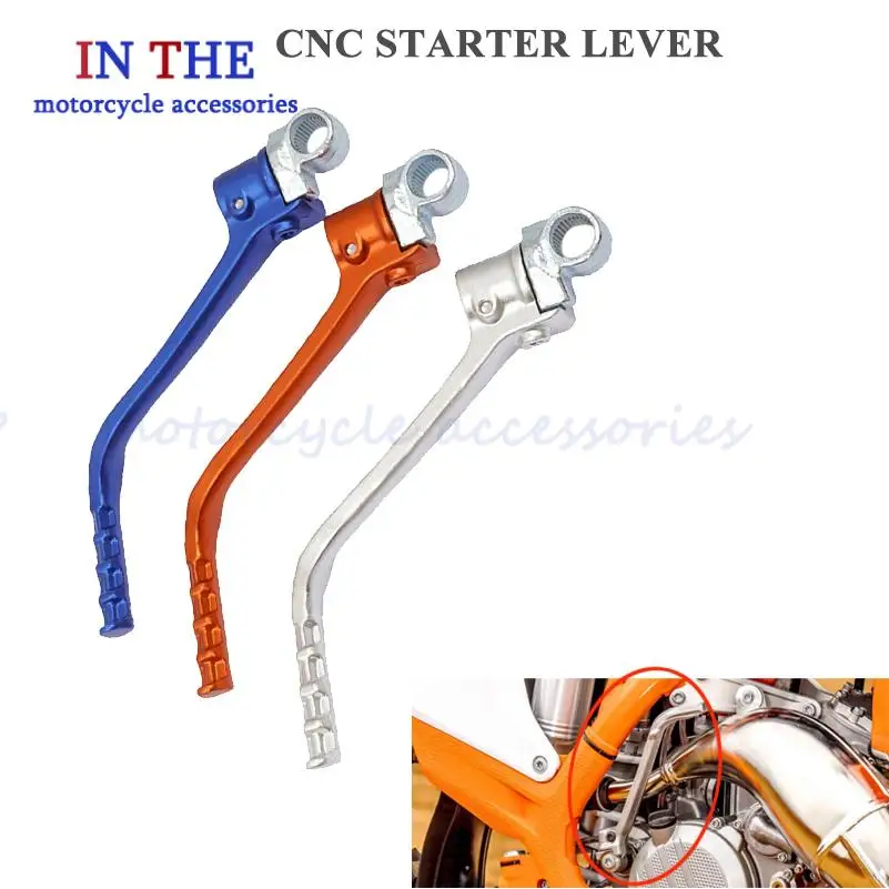 Motocross Kick Start Starter Lever Pedal For 250 300 350 400 450 500 525 530 EXC EXC-F XC XC-F XCW XCW-F SX SX-F 1998-2019