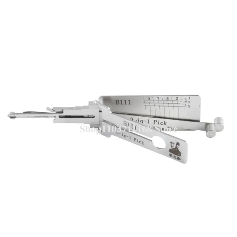 1 шт. Lishi 2in1 B111 декодер и выборка предназначена для GM, FOR HUMMER, для GMC [GM Z Keyways] Ganzua, сбор автомобильных ключей