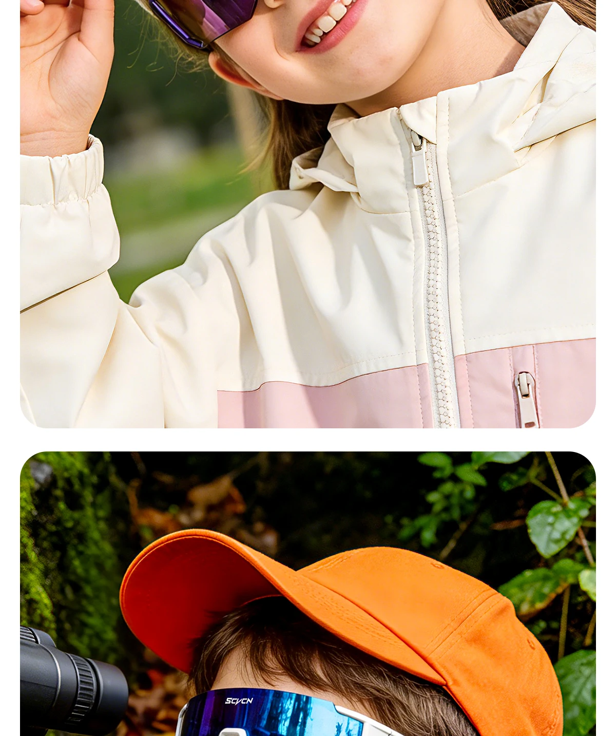 SCVCN Kinder-Radsportbrillen Mädchen-Sportbrillen UV400 Jungen Baseball Outdoor Laufen Wandern Eyewear Sonnenbrillen 2026 – Detail 15