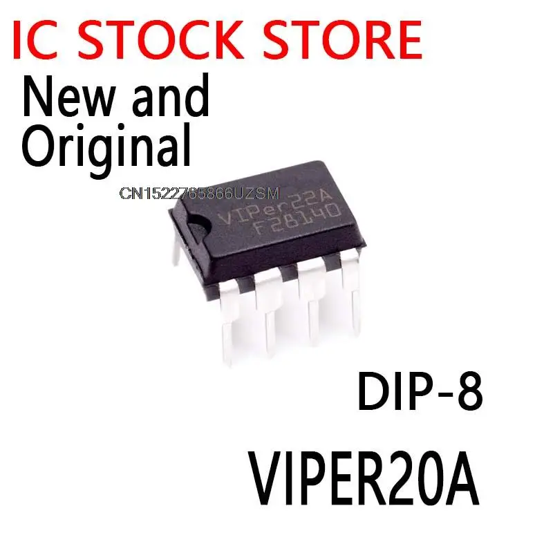 10PCS New And Original DIP-8 VIPER20A Management Chip VIPER20