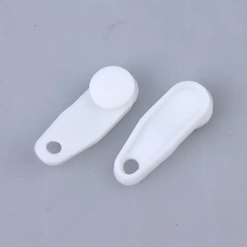 50Pcs Plastic Curtain Track Hooks White Sliding Rail Clips Drapery Hanging Accessories For Home