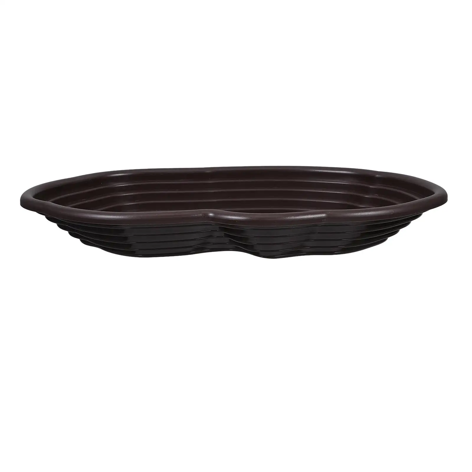 

Large Reptile Water Bowl Bathing Pool with for Turtle Snake Bath Tub Durable ABS Material Smooth Surface Large