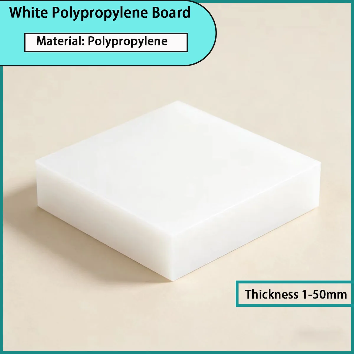 1-50mm thick white polypropylene board is used for environmental protection equipment, home decoration fixtures, etc