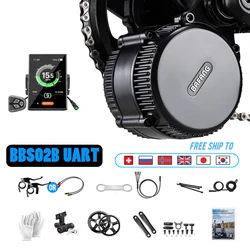 Bafang M325 M215 Mid Drive Motor Conversion Kit 48V 750W Brushless for 68MM 8Fun BBS02B  Electric Bicycle Motor