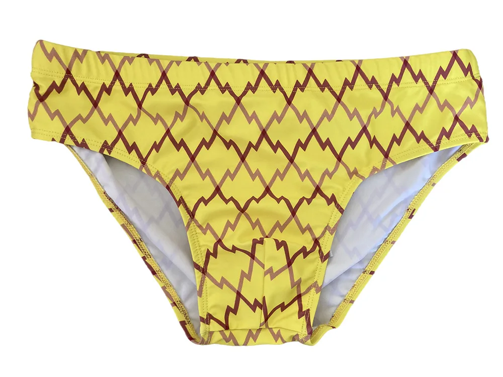 

2025 Swimsuit Men's Triangle Low Waist Anti-Embarrassment Swimsuit Quick-Drying Professional Cross-border Swimsuit 10037