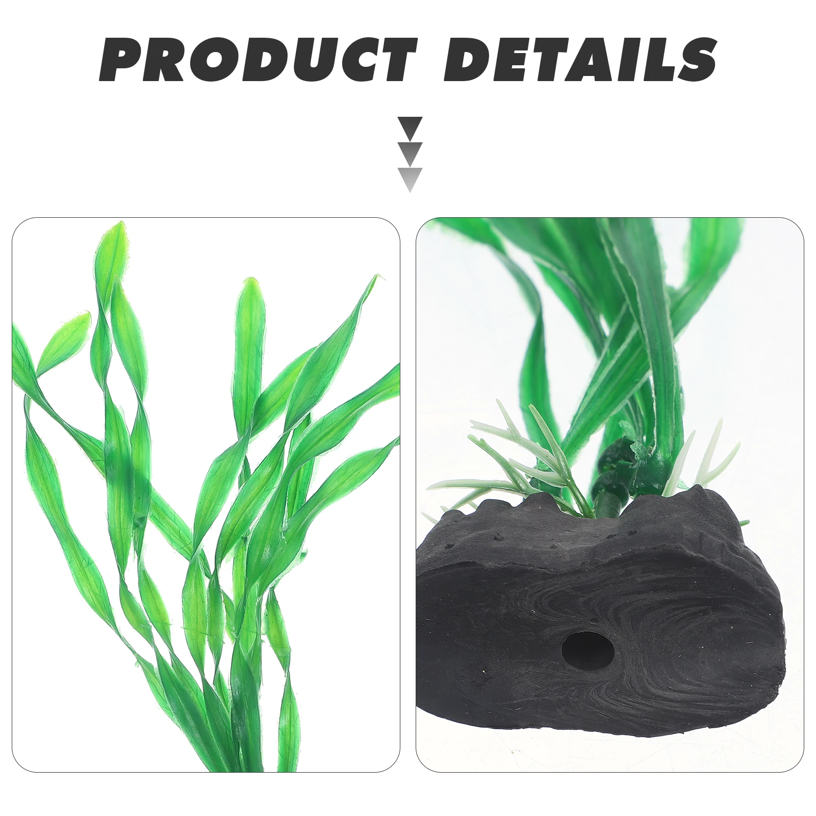 

10pcs Aquatic Decoration Fish Tank Accessories Fake Plants Household Aquarium Plant Desktop Realistic Grass Pet Supplies