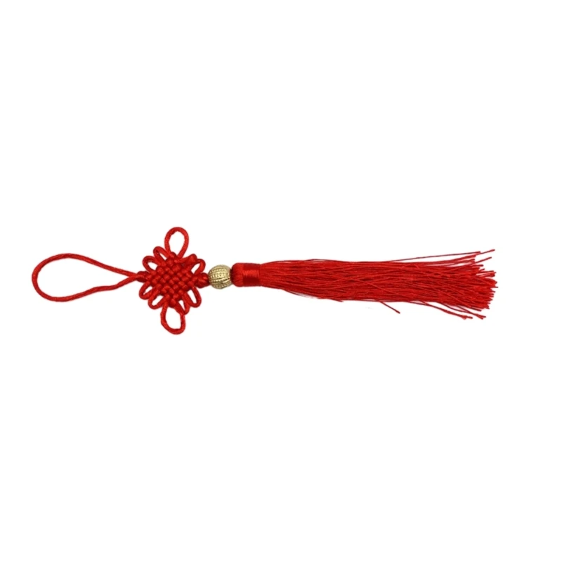 50JB Tassels Chinese Knot Hanging Decors for Keyring Jewelry Making DIY Handmade Craft Accessories Chinese Fortune Pendant