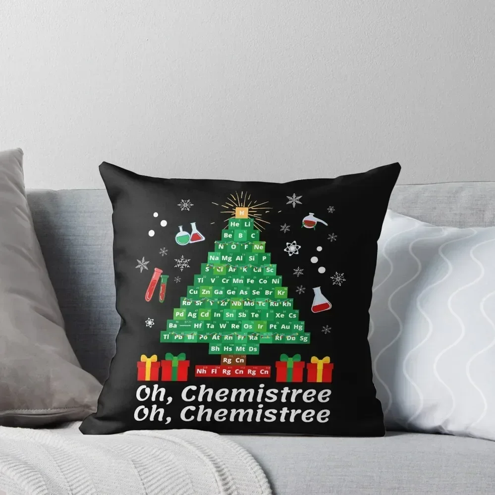 Oh Chemistree, oh Chemistree Throw Pillow ornamental pillows Christmas Covers For Cushions luxury decor pillow