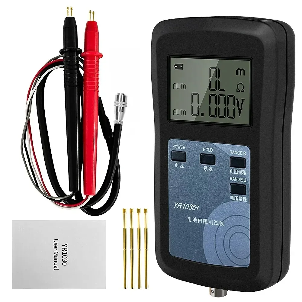 4-Wire YR1035 Battery Voltage Internal Resistance Tester High Precision Ohm Meter Instrument 100V Electric Vehicle Group 18650