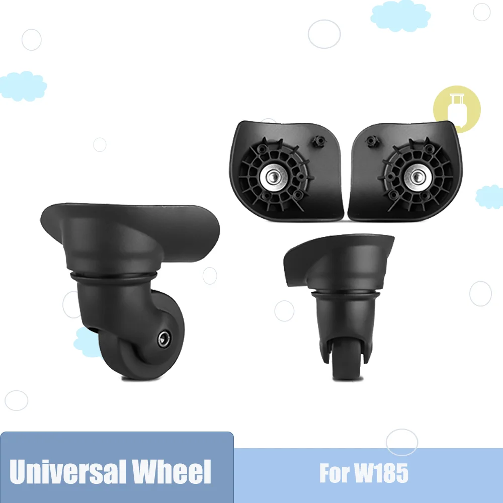 

Universal W185 Quiet Suitcase Wheel With Brake Smooth Rolling Caster Replacement For Luggage Trolley