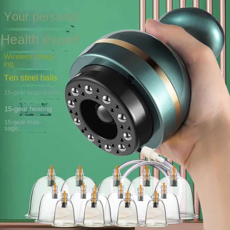 Wireless charging scraping instrument for household use, universal dredging of meridians