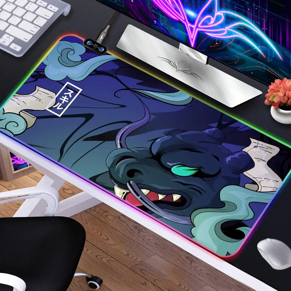 

Chinese Dragon RGB Mouse Pad Desk Mouse Pad Cute HD Desk Pad Extended Gaming Keyboard Mats Large XXL Gamer Mousepad 90x40