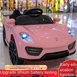 New-Type Rechargeable 12V Battery 4 Wheels Electric Riding Car Toy for Infants 1-4 Years for Kids Gifts Features Remote Control