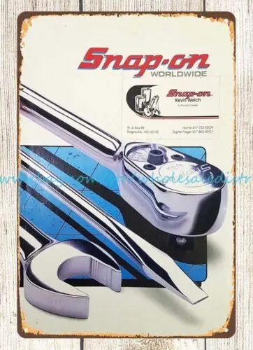 1991 Automotive Tools metal tin sign collectible collectible metal wall decor