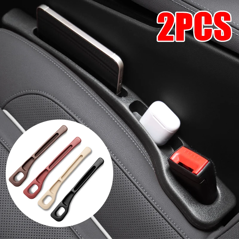 1 Pair Car Seat Gap Filler Side Seam Plug Strip Leak-proof Filling Strip For All Car Model Wallet Phone Holder Car Accessories