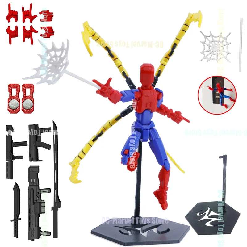 【In Stock】 New 3d Printed Spiderman Octopus Dummy 13 Shapeshift Multi-Jointed Action Figures Accessories Customized Gifts Toys